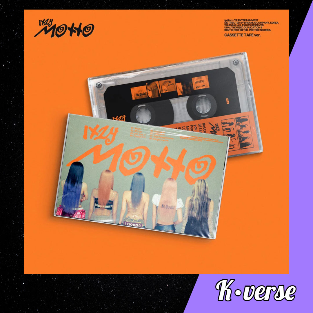 Preorder: ITZY 12th Mini Album 'MOTTO' ver. Cassette Tape