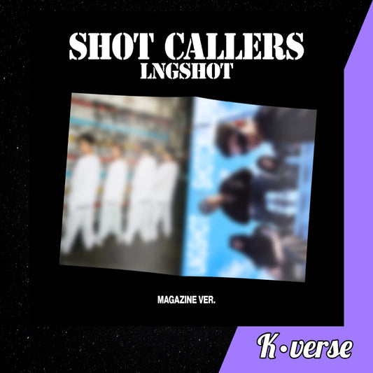 Preorder: LNGSHOT 1st Ep Album 'SHOT CALLERS' ver. Magazine