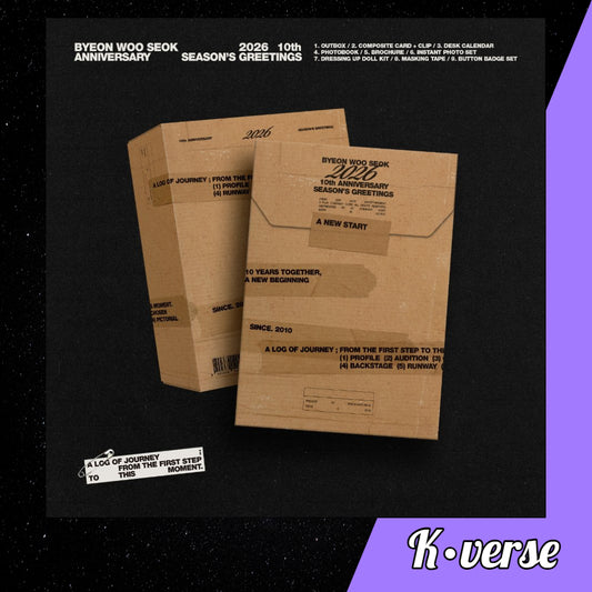 Preorder: Byeon Woo Seok 2026 10th Anniversary Season's Greetings