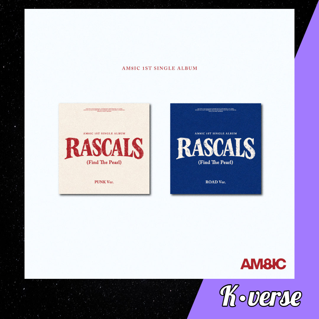 Preorder: AM8IC 1st Single Album 'RASCALS (Find The Pearl)'