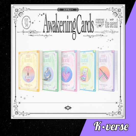 COSMOSY 1st EP Album 'the a(e)nd' ver. Awakening Cards