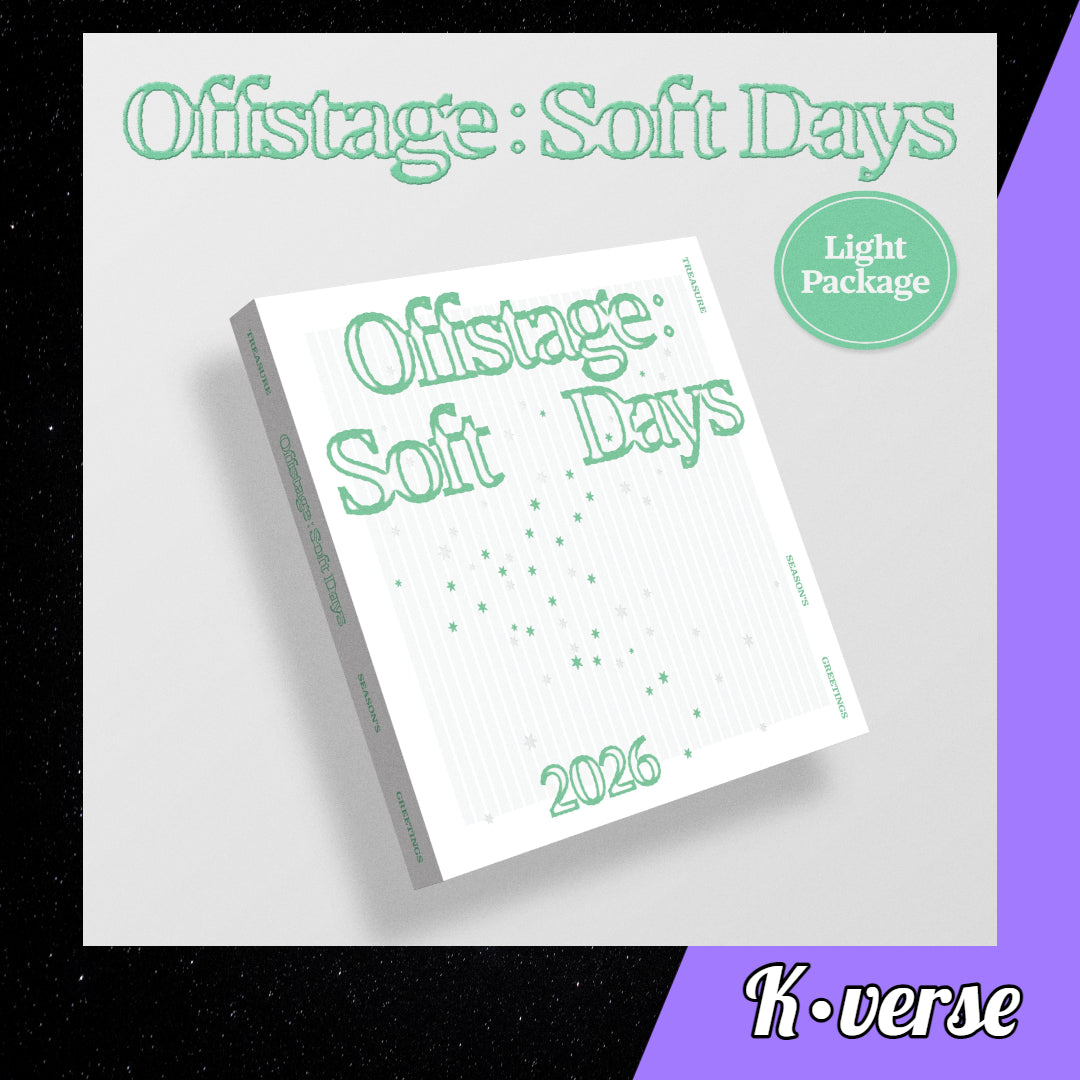 Preorder: TREASURE 2026 Season's Greetings 'Offstage: Soft Days' ver. Light Package