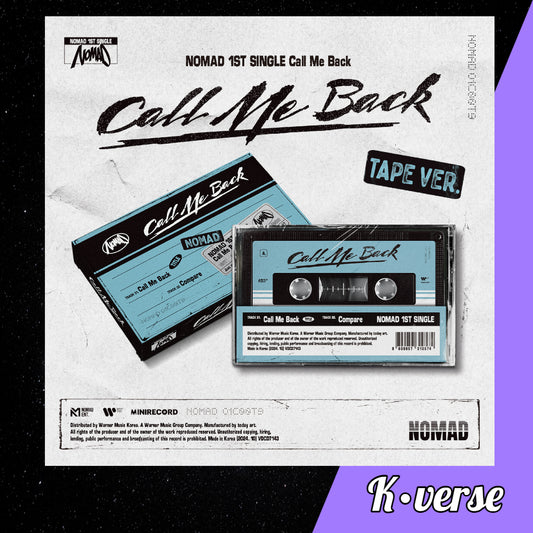 Preorder: NOMAD 1st Single Album 'Call Me Back' ver. Tape