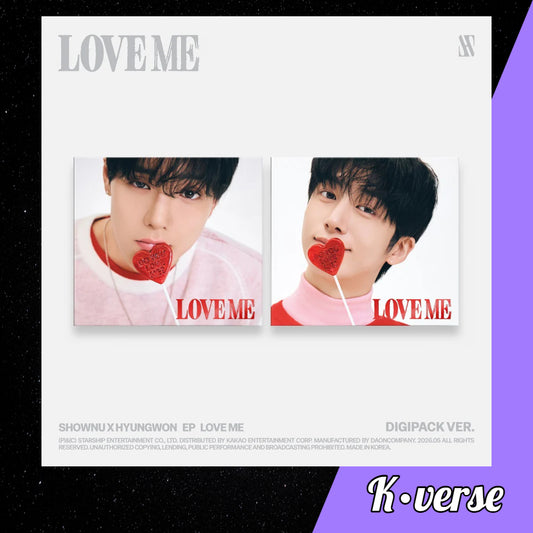 SHOWNU X HYUNGWON EP Album 'LOVE ME' ver. Digipack