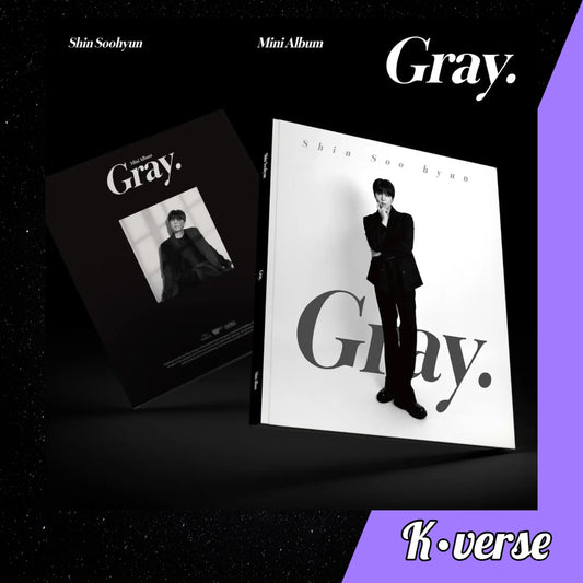 Preorder: Shin Soohyun 2nd Mini Album 'Gray.'