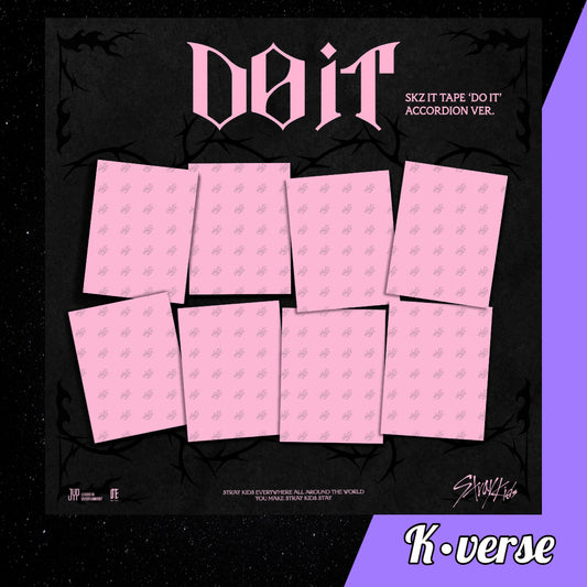 Preorder: STRAY KIDS - SKZ IT TAPE 'DO IT' ver. Accordion (Random)