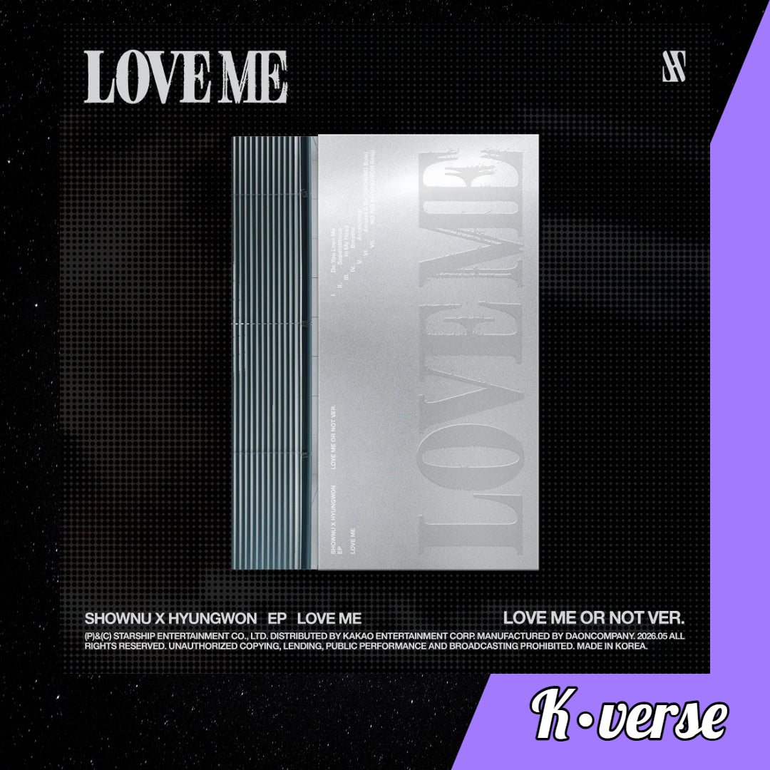SHOWNU X HYUNGWON EP Album 'LOVE ME'