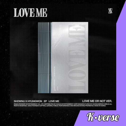SHOWNU X HYUNGWON EP Album 'LOVE ME'