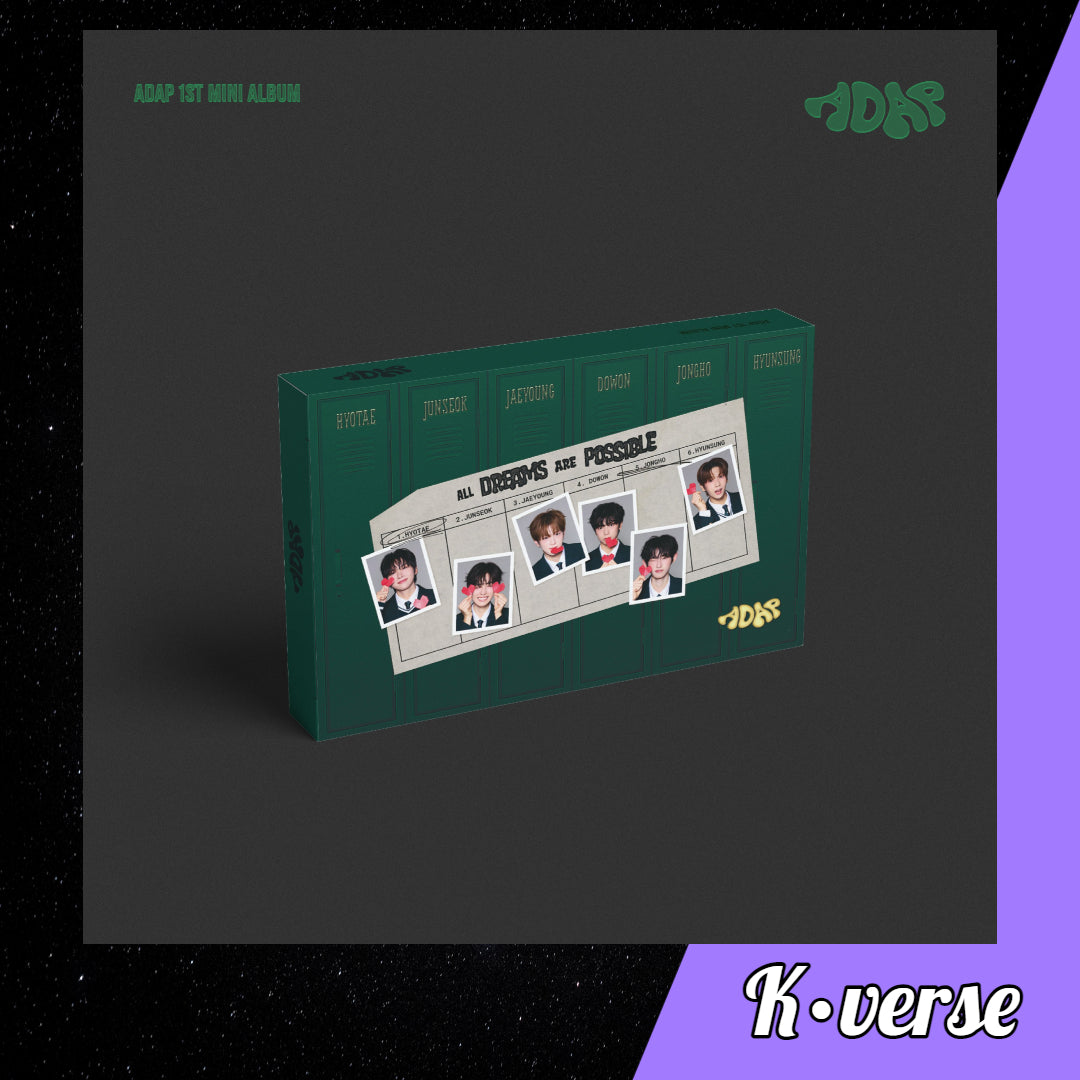 Preorder: ADAP 1st Mini Album 'ALL DREAMS ARE POSSIBLE' ver. Platform