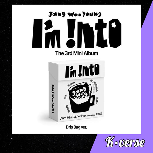 Preorder: Jang Wooyoung 3rd Mini Album 'I'm !nto' ver. Drip Bag