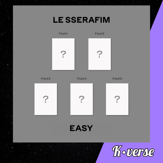 LE SSERAFIM 3rd Mini Album EASY ver. Compact