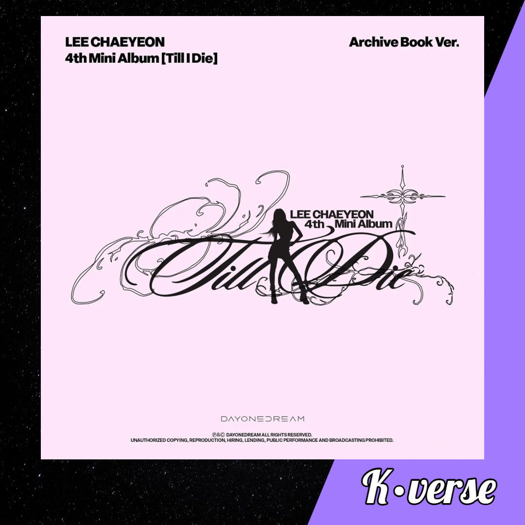Lee Chaeyeon 4th Mini Album 'Till I Die' ver. Archive Book