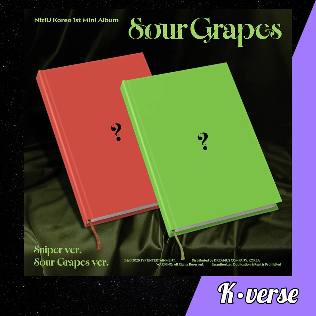 Preorder: NiziU Korea 1st Mini Album 'Sour Grapes'