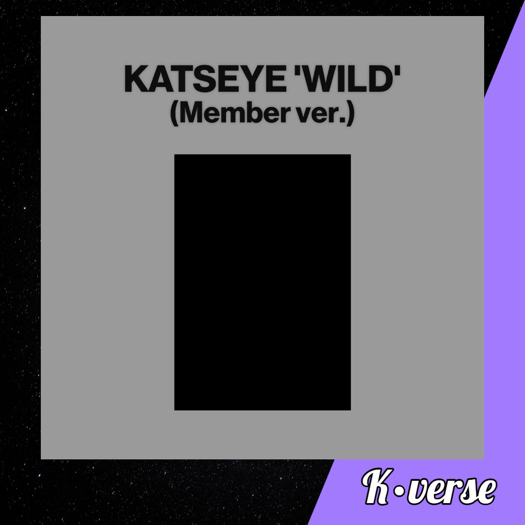 Preorder: KATSEYE 3rd EP Album 'WILD' ver. Member