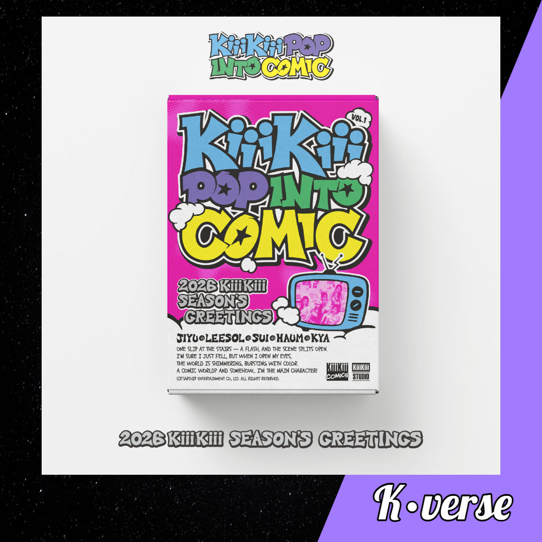 KiiiKiii 2026 Season's Greetings 'POP INTO COMIC'