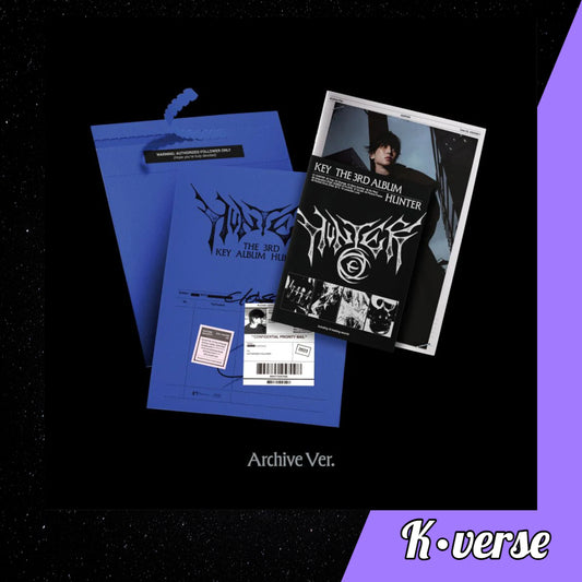 Preorder: KEY 3rd Album 'HUNTER' ver. Archive