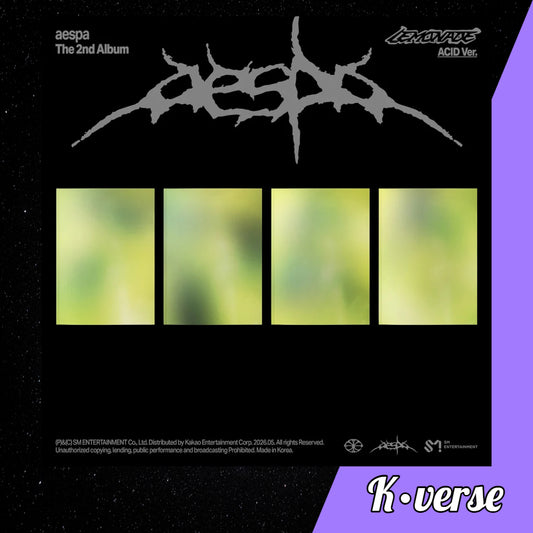 Preorder: aespa 2nd Full Album 'LEMONADE' ver. Acid
