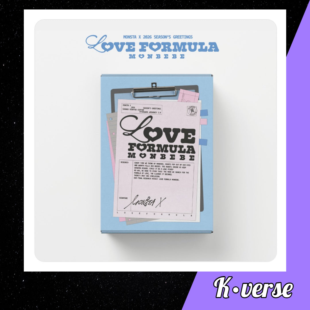 Preorder: MONSTA X 2026 Season's Greetings 'LOVE FORMULA MONBEBE'