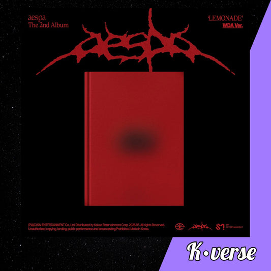 Preorder: aespa 2nd Full Album 'LEMONADE' ver. WDA