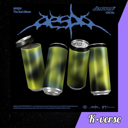 Preorder: aespa 2nd Full Album 'LEMONADE' ver. Can