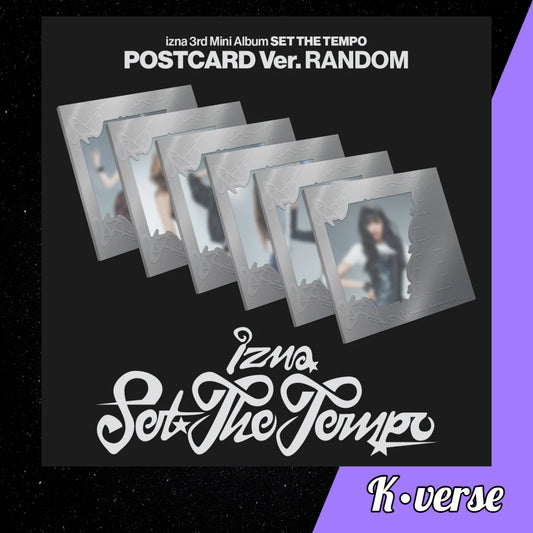 Preorder: IZNA 3rd Mini Album 'SET THE TEMPO' ver. Postcard