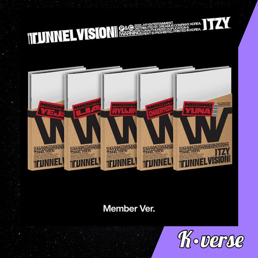 Preorder: ITZY 11th Mini Album 'TUNNEL VISION' ver. Member