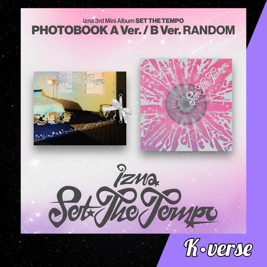 Preorder: IZNA 3rd Mini Album 'SET THE TEMPO' ver. Photobook