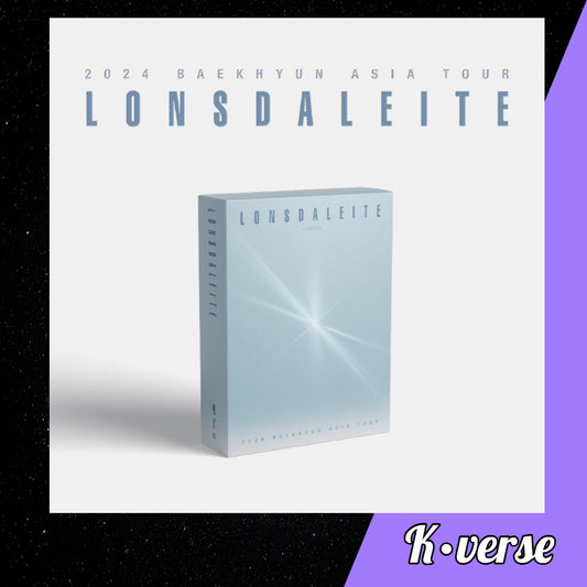 Preorder: BAEKHYUN 2024 Asia Tour 'LONSDALEITE' ver. Blu-Ray