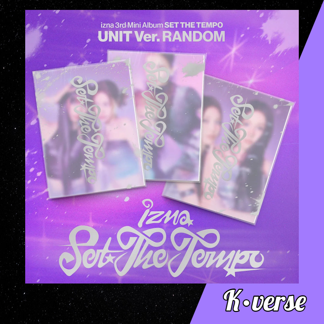 Preorder: IZNA 3rd Mini Album 'SET THE TEMPO' ver. Member