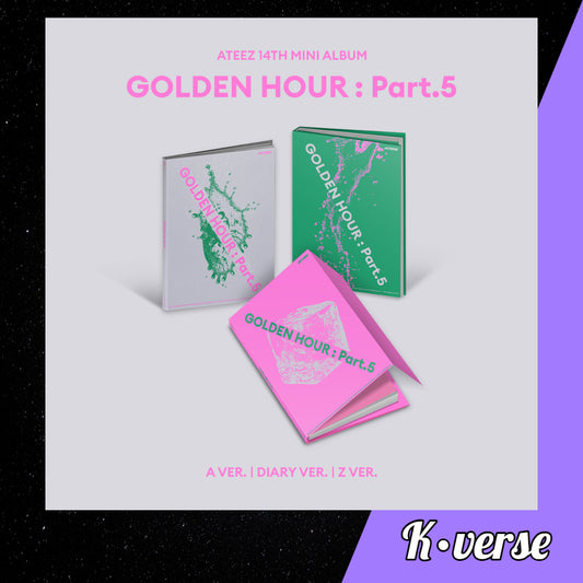Preorder: ATEEZ 14th Mini Album 'GOLDEN HOUR: Part.5'