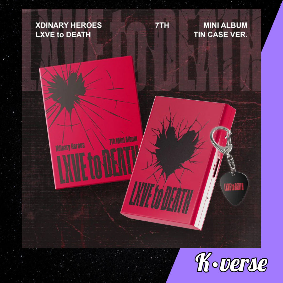XDINARY HEROES 7th Mini Album 'LXVE to DEATH' ver. Tin Case