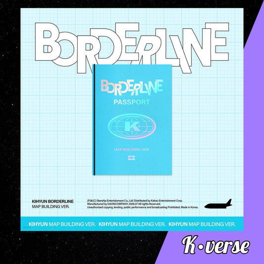 Preorder: Kihyun 2nd EP Album 'BORDERLINE' ver. PASSPORT