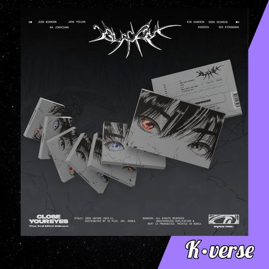 CLOSE YOUR EYES 3rd Mini Album 'blackout' ver. Eyes (Random)