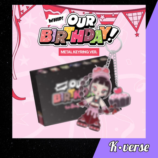 Preorder: OURBIRTHDAY 1st Single Album 'Our Birthday' ver. Metal Keyring
