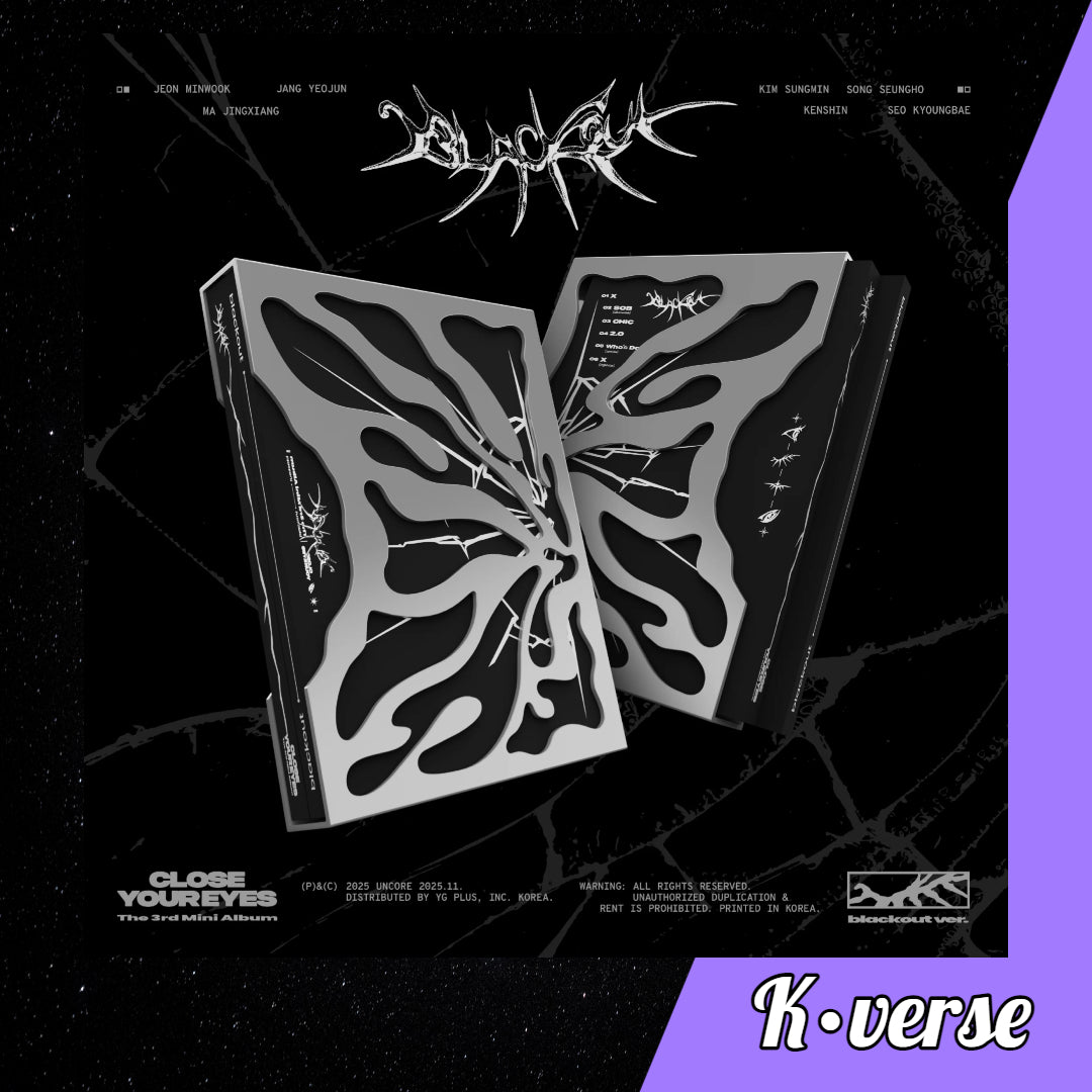 CLOSE YOUR EYES 3rd Mini Album 'blackout' ver. blackout