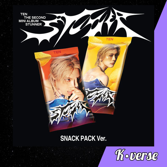 TEN 2nd Mini Album 'STUNNER' ver. Snack Pack
