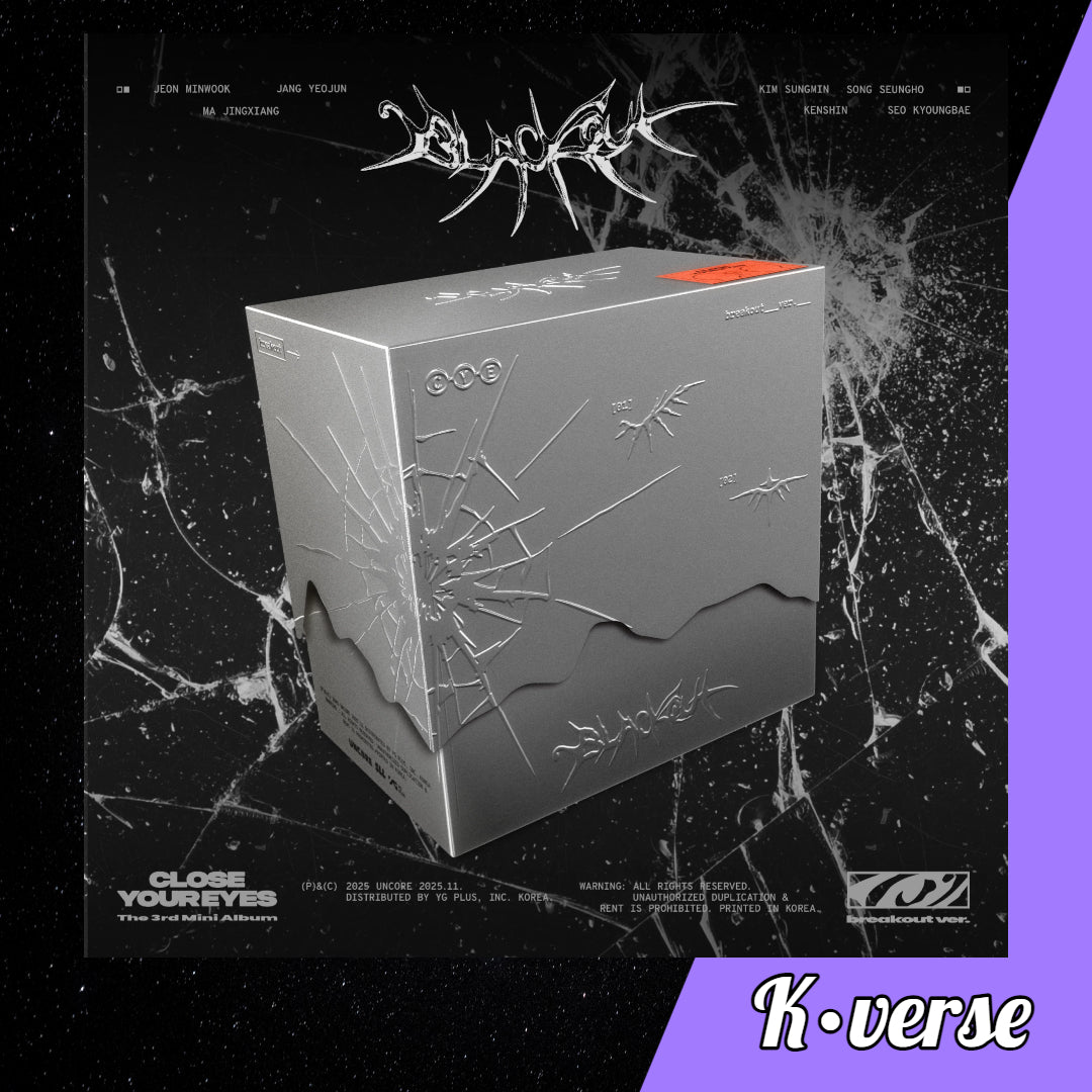 CLOSE YOUR EYES 3rd Mini Album 'blackout' ver. breakout