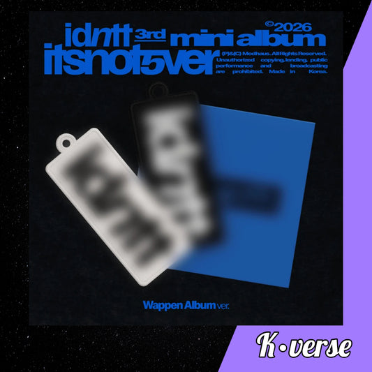 Preorder: idntt 3rd Mini Album 'itsnot5ver' ver. Wappen Album