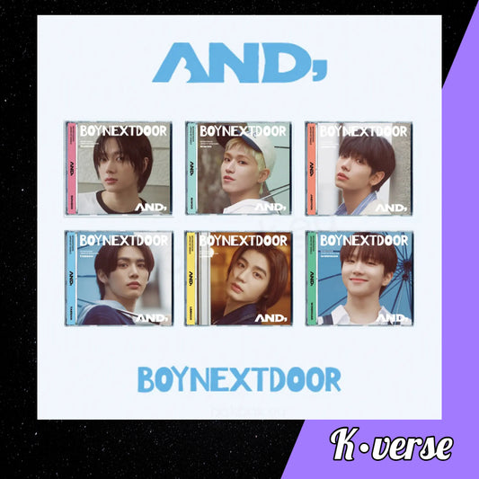 BOYNEXTDOOR Japan Debut Single 'AND,' ver. Solo Edition