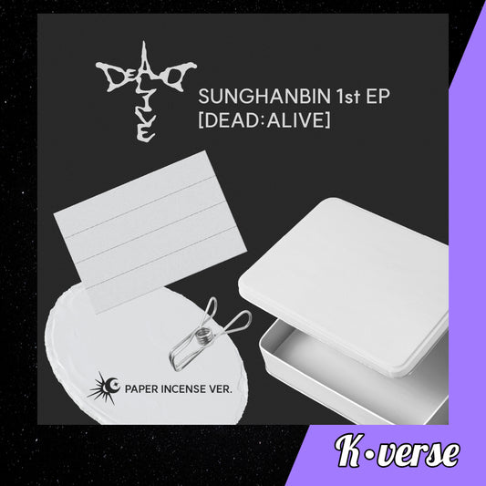 Preorder: SUNGHANBIN 1st EP Album 'DEAD:ALIVE' ver. Paper Incense
