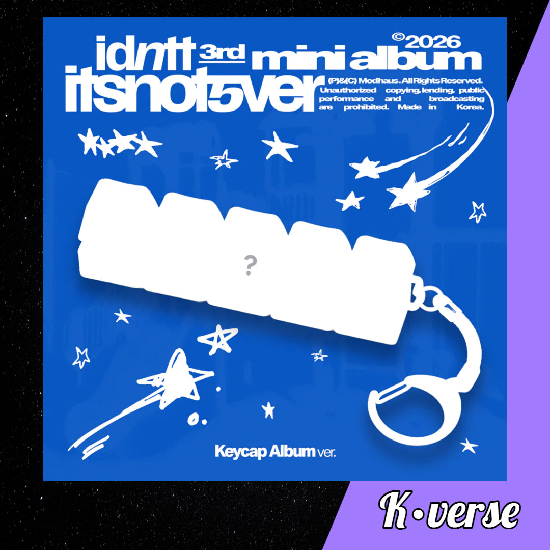 Preorder: idntt 3rd Mini Album 'itsnot5ver' ver. Keycap