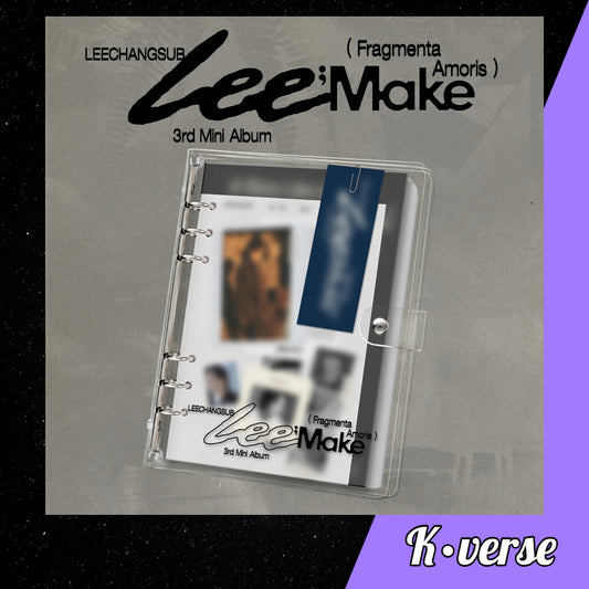 Preorder: Lee Changsub 3rd Mini Album 'Lee;Make (Fragmenta Amoris)'