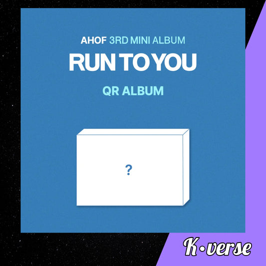 Preorder: AHOF 3rd Mini Album 'RUN TO YOU' ver. QR