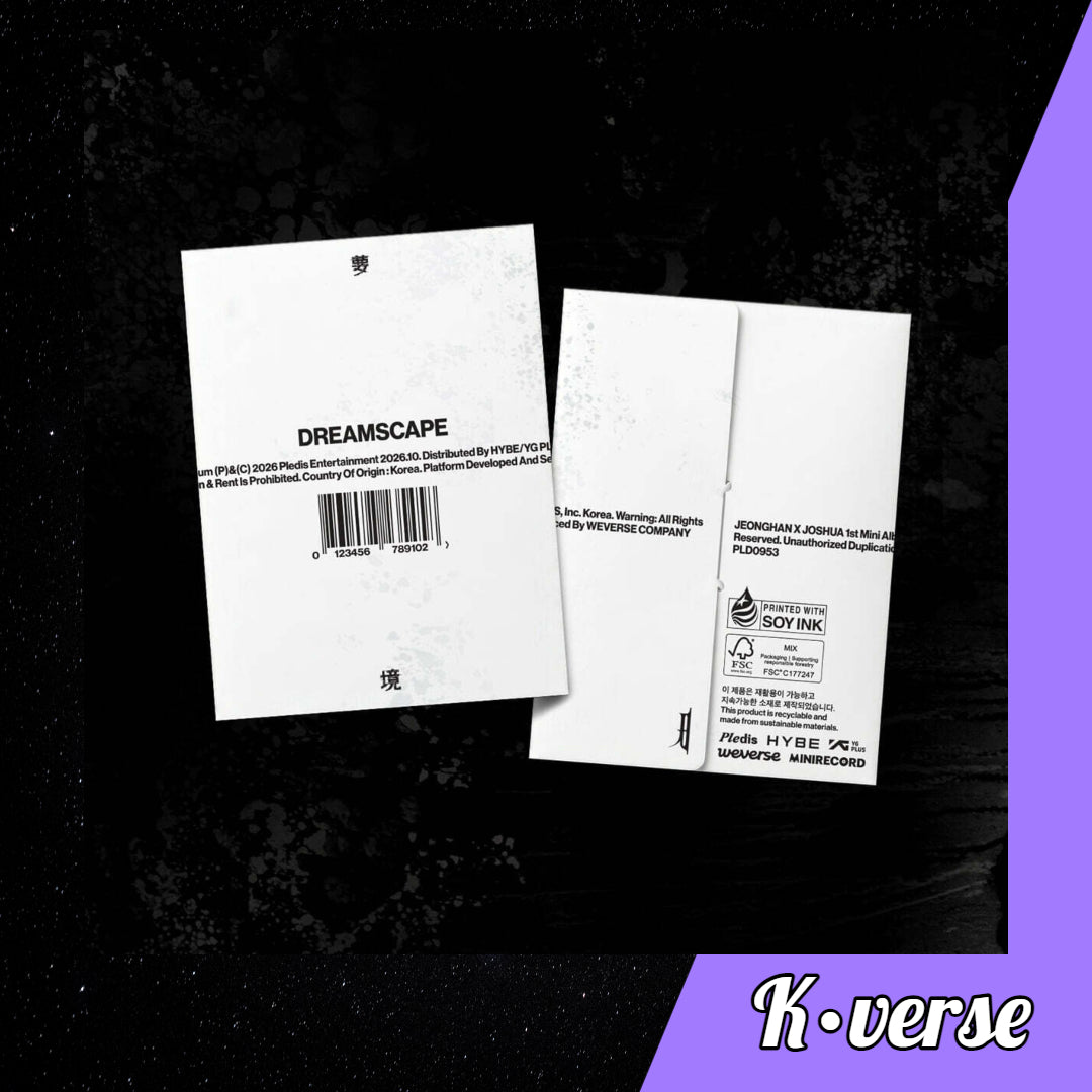 Preorder: JEONGHAN X JOSHUA 1st Mini Album 'DREAMSCAPE' ver. Weverse Album