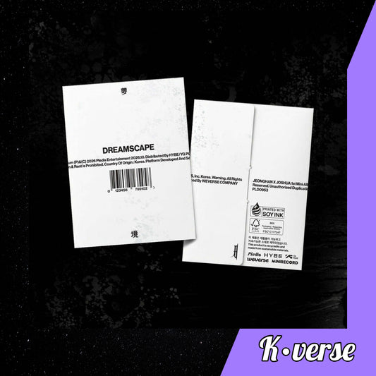 Preorder: JEONGHAN X JOSHUA 1st Mini Album 'DREAMSCAPE' ver. Weverse Album