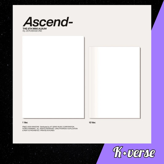 ZEROBASEONE 6th Mini Album 'Ascend-' ver. Photobook