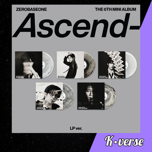 ZEROBASEONE 6th Mini Album 'Ascend-' ver. LP (Random)