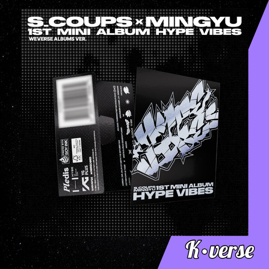 Preorder: S.COUPS x MINGYU 1st Mini Album 'HYPE VIBES' ver. Weverse