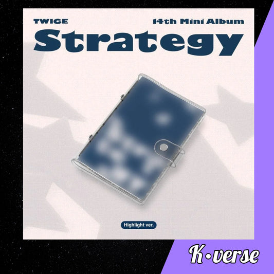 Preorder: TWICE 14th Mini Album 'STRATEGY' ver. Highlight