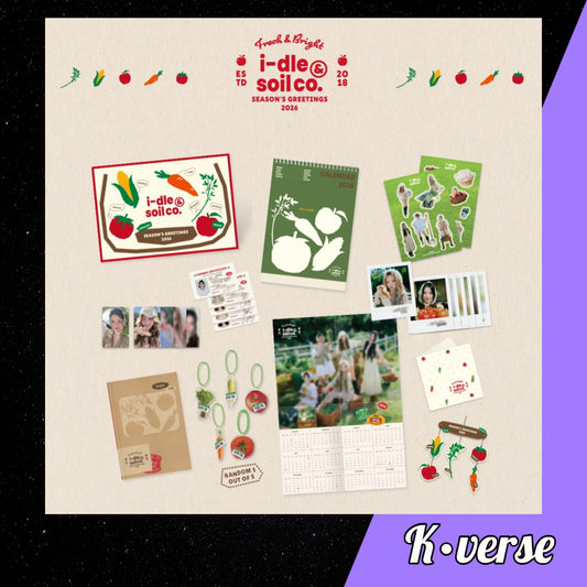 Preorder: i-dle 2026 Season's Greetings 'i-dle & soil co.'